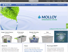 Tablet Screenshot of molloyprecast.com